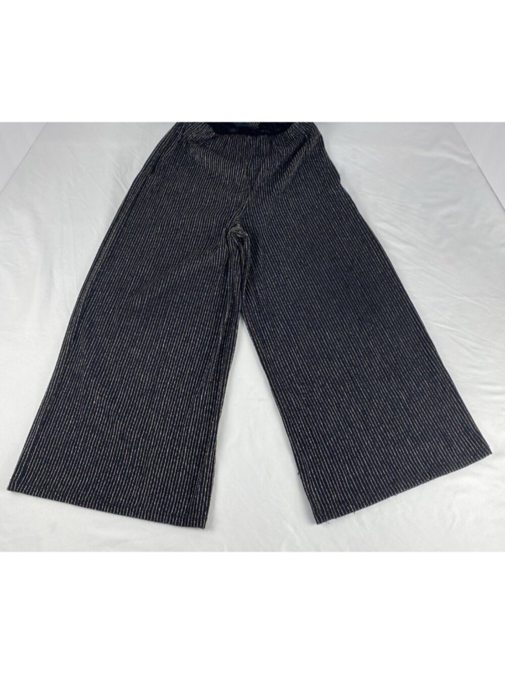 Knit Works Girls Flutter Sleeve S 7-8 Belted Square Neck Black/Metallic Jumpsuit - Picture 8 of 16